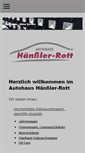 Mobile Screenshot of haenssler-rott.de
